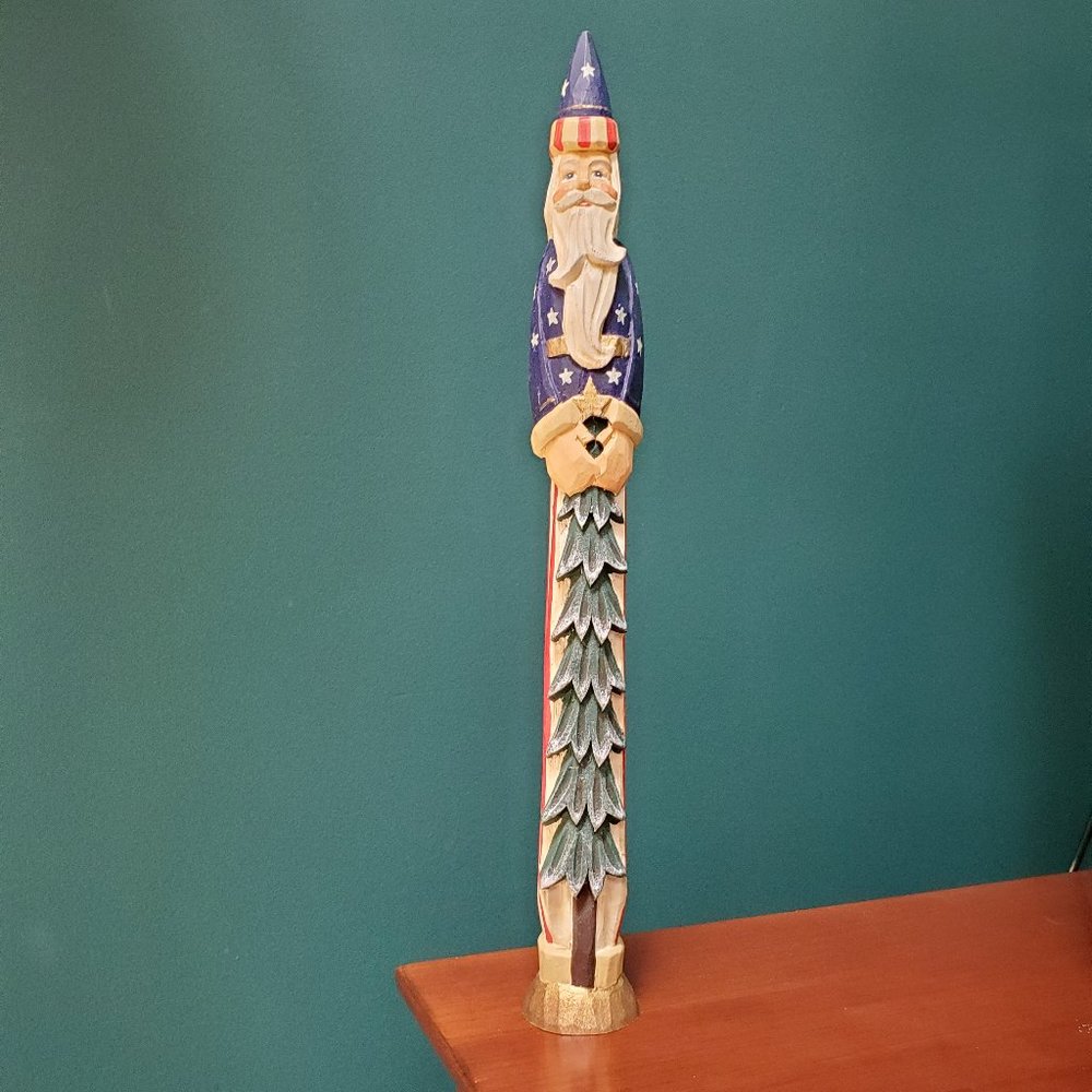 James Haddon Patriotic Folk Santa